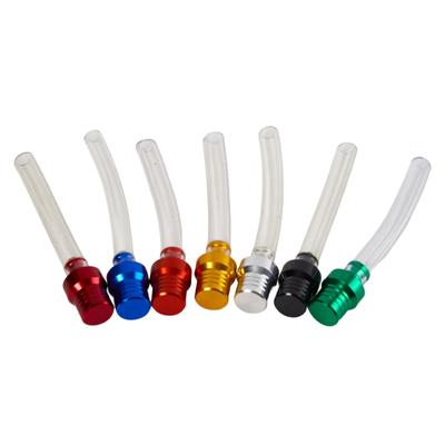 Motorcycle Gas Fuel Cap Single Way Valves Vent Breather Hoses Tubes For Motocross Atv Quad Dirt Pit Bike Fuel Tank Breather Pipe