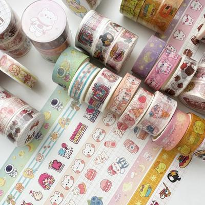 3 Rolls Per Box Animal Cartoon Washi Tape Set Scrapbook DIY Diary Stationery Decoration School Gift Decorative Tape