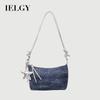 Ladies Messenger Bag Denim Large Capacity Summer All-Match Casual Underarm Dumpling Bag