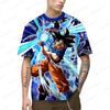 2024 Summer Men New Hot Anime Goku Vegeta All Over Print Cosplay Men Street T-Shirts Unisex Top Short Sleeve