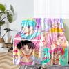 Saja Boys Theme Printed Blanket - Perfect for Couch, Bed, Travel & Outdoor Use | Machine Washable, Cozy & Durable.