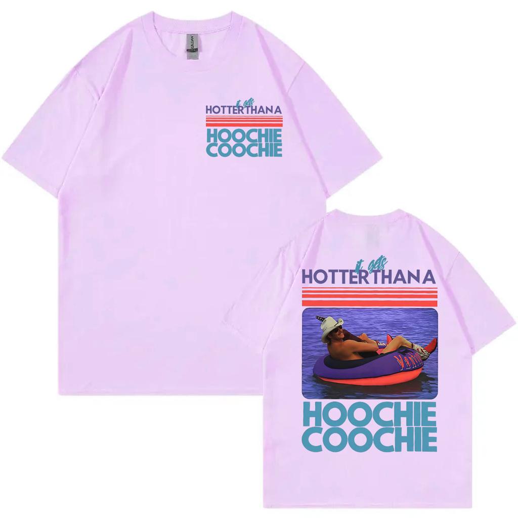 Hetare Än En Hoochie Coochie Meme T-shirt Unisex Sommar Avslappnad Bomulls T-shirts High Street Mode Trend Kortärmad T-shirt