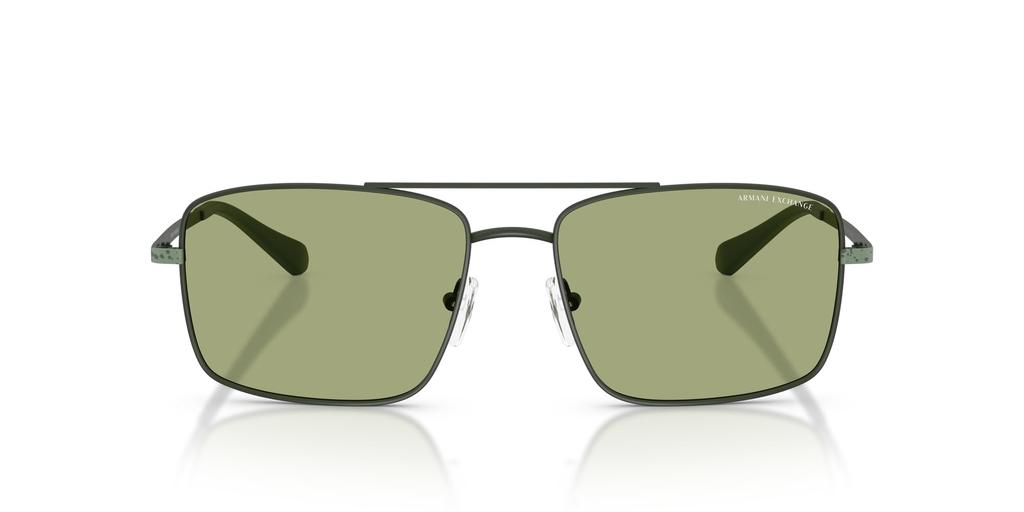 Oakley Sunglasses Frame Color Matte Dark Lens 57mm Men's 0AX2054S, (Front) Green, Color Green,