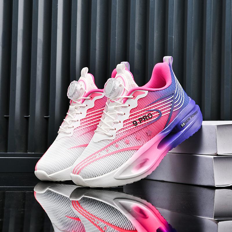 Children's Running Shoes Are Lightweight and Breathable Mesh Classmates, Middle School Children, Primary and Secondary School Students, Rotating Buckl