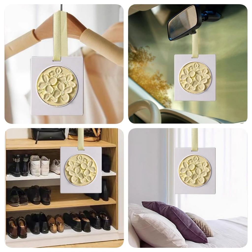 Porcelain Passive Oil Diffuser for Armoire, Cars, Bathroom Etc. Non-Electric