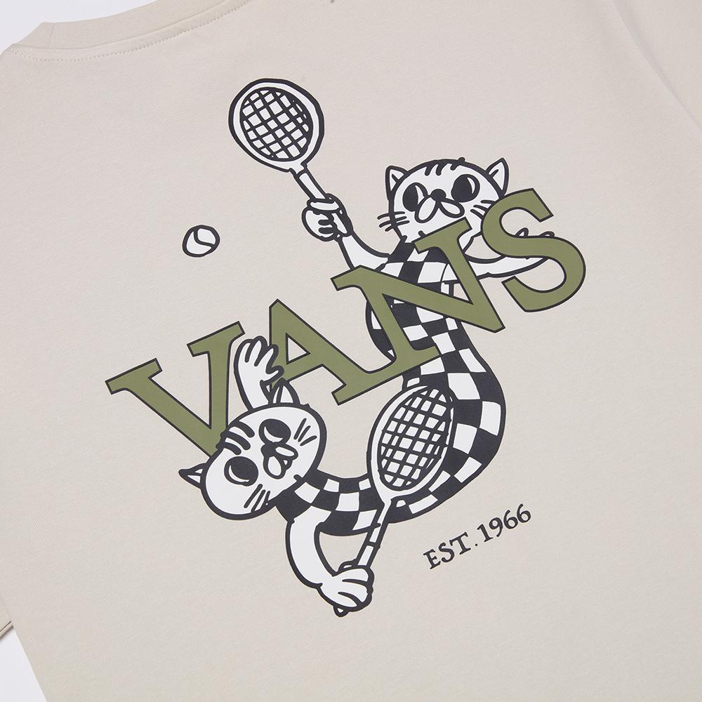 Vans Fashionable Simple Stylish Trendy Short Sleeve T-Shirt Unisex Tops Beige VN000NJU2N11