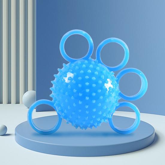 Hand Grip Exerciser Ball High Elasticity Bump Design Recovery Training Hand Acupuncture Point Activation Grip  Strengthener Ball for Home