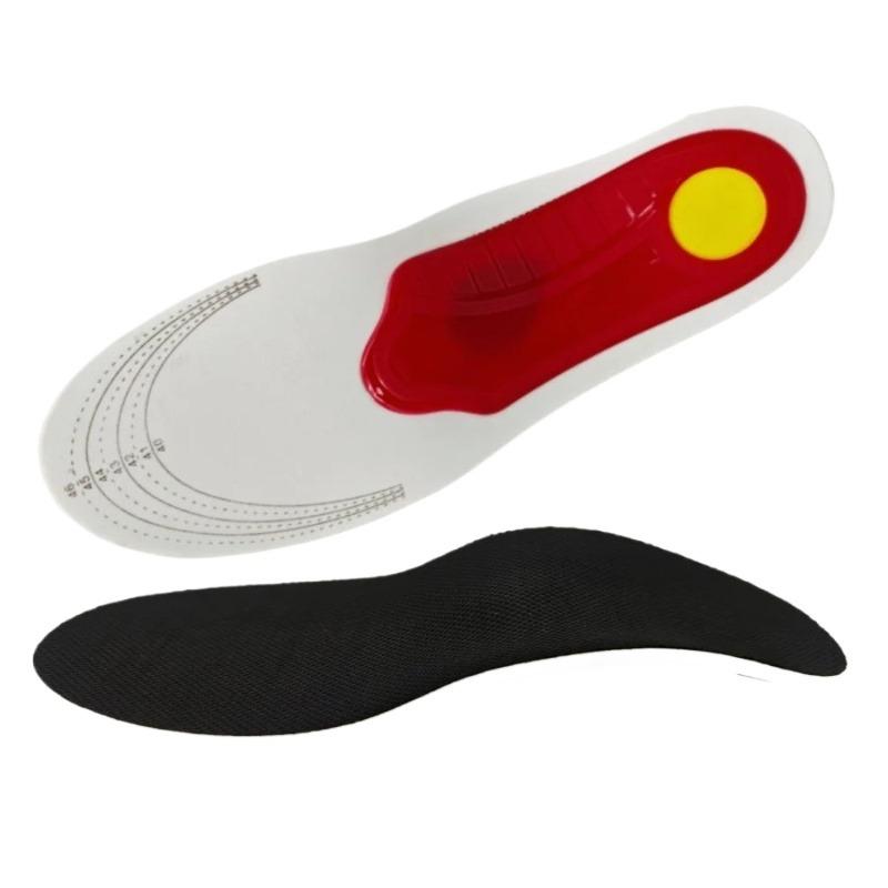 Arch Support Orthotic Insoles for Flat Feet High Elastic EVA Shock Absorption Cushion Breathable Inserts Men Women Daily