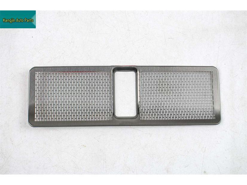 Compatible with Porsche Panamera: Black Titanium Stainless Steel Interior Speaker Grille