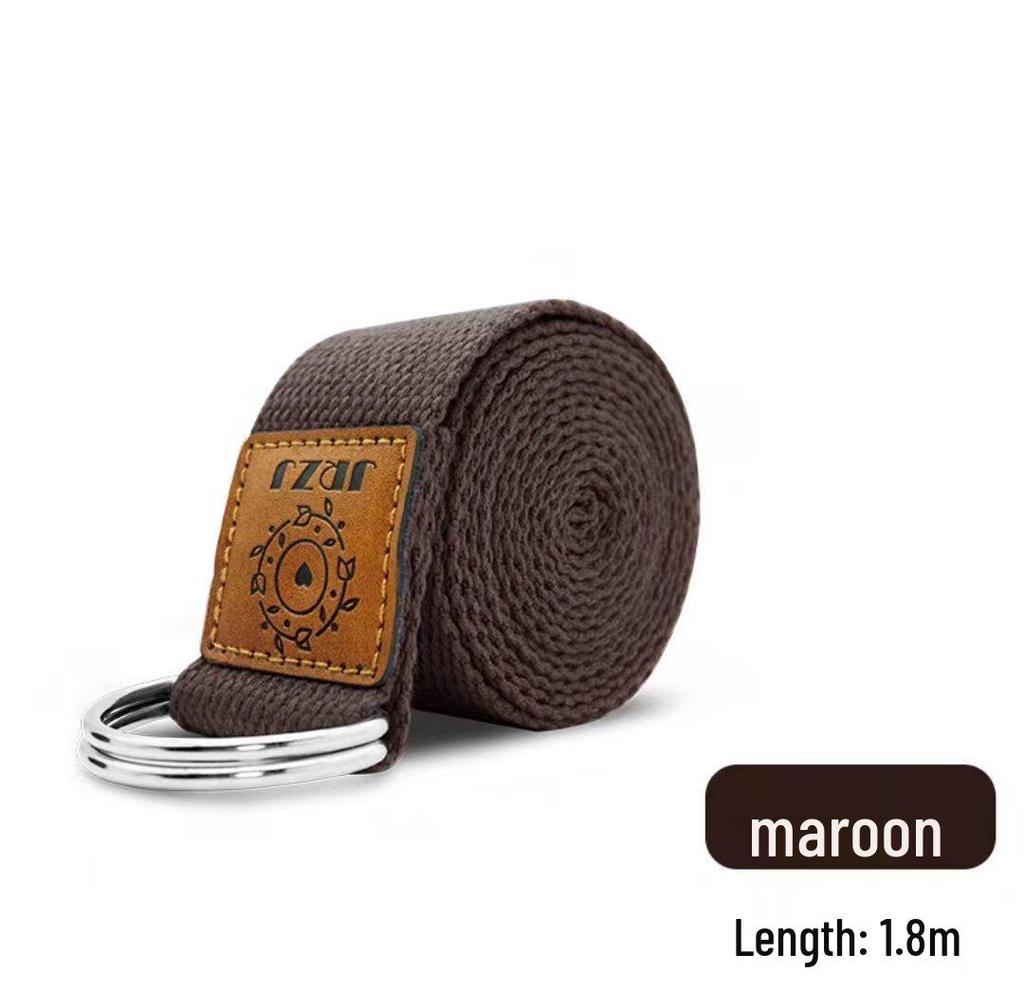 Iyengar Yoga Non-Elastic Stretch Strap for Auxiliary Extension