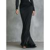 Black Off Shoulder Long Sleeve Long Dress For Autumn