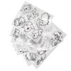 8pcs Colorable Shrink Plastic Sheets Hand Painted Shrink Film Sheets  DIY Ornaments