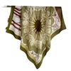 Printed chain 91 large square scarf simulation silk temperament versatile herringbone pattern sunshade shawl sunscreen scarf headscarf scarf