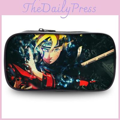 Naruto Boruto Cartoon Pencil Storage Case With Spacious Design For Kids And Collectors
