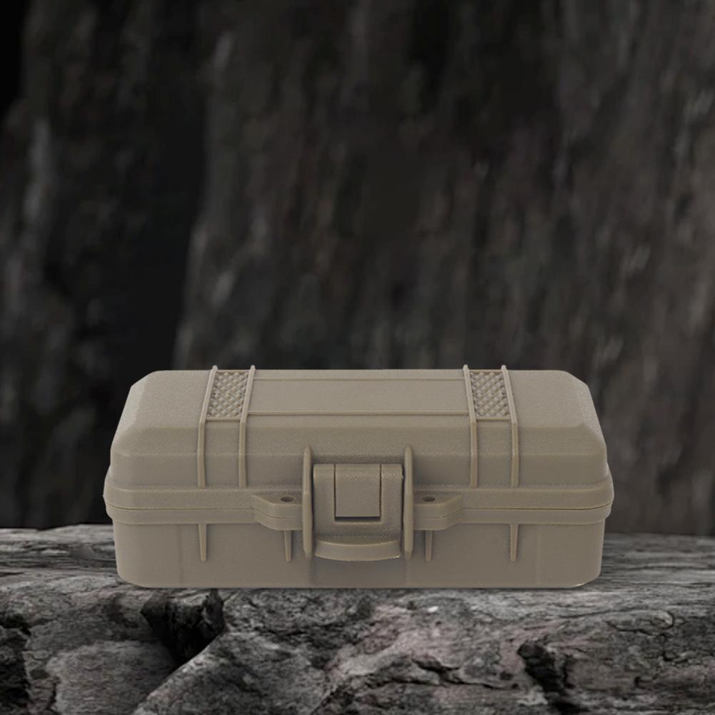 Portable Storage Box with Sponge Sealed Shock Absorption Box Waterproof Safety Protective Tool Case for Instrument Gear