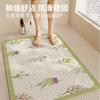 Fresh Flower Non-Slip With Suction Cup Floor Mat Children The Elderly Pregnant Women Bathroom Bath Anti-Drop Mat Household
