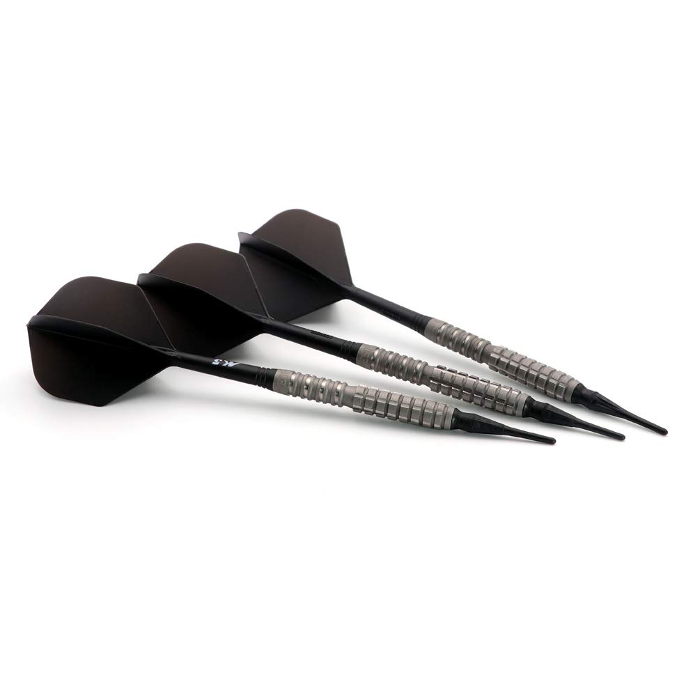 CUESOUL DAZZLING, 20g Frosted Surface Barrel, 90% Tungsten Dart Set with Soft Tip Darts (DZR0220)