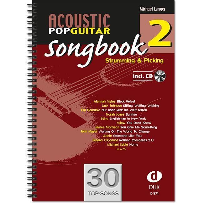 Arborescence Akoestische Pop Gitaar Songbook 2, De M. Langer - Verzameling Voor Gitaar Of Luit Uitgegeven Door Dux Edition Gerefereerd , DUXD874