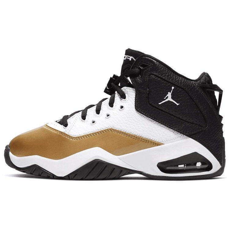 Air Jordan B'Loyal 'White Black Gold' GS CT1604-100