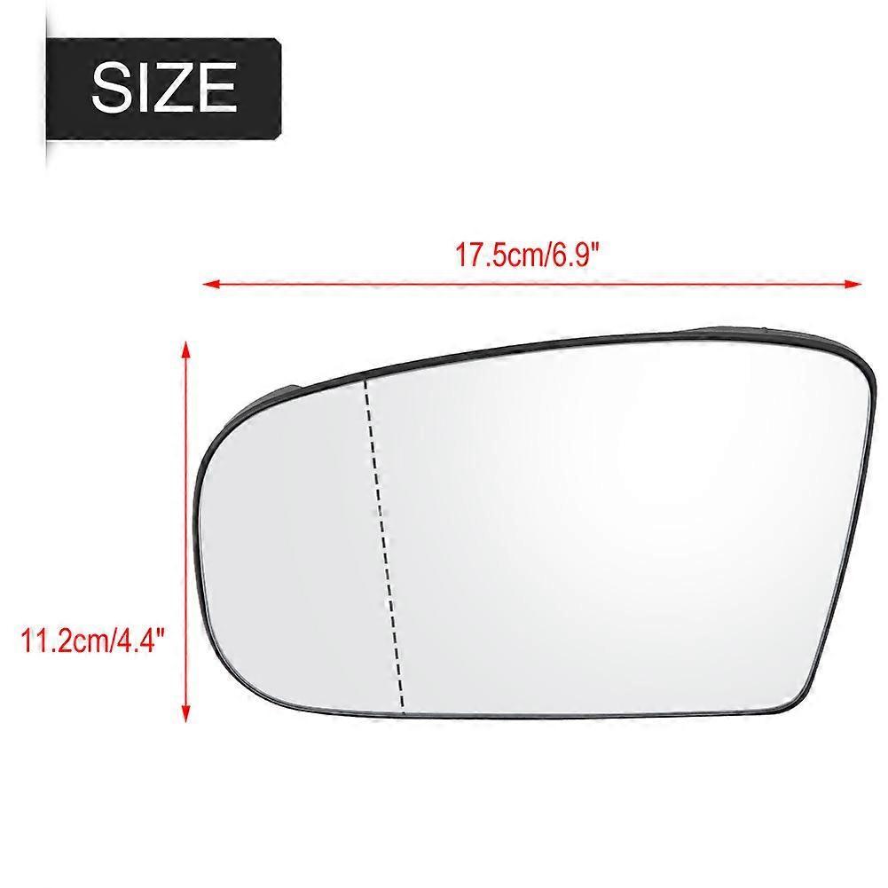 Car Left Door Side Wing Mirror Glass Wide Angle for Mercedes W220 W215 2208100121