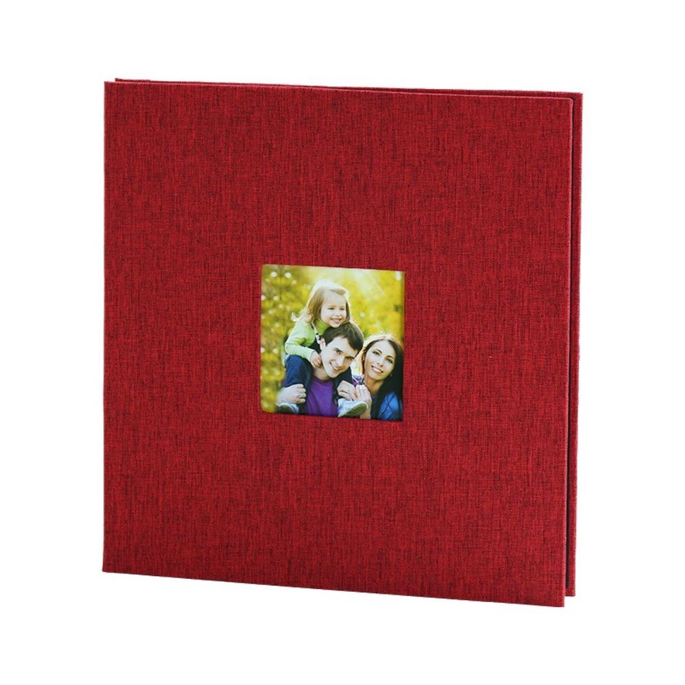 

20 Sheets DIY Photo Book Linen Cover Photobook Album Keepsake Album Scrapbook Wedding Photos красный