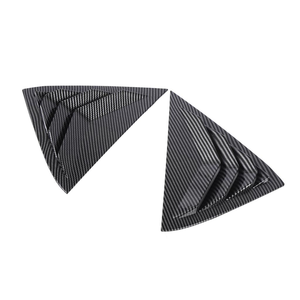 1 P  Rear Side Window Louver Privacy   Reduce Temperature Window Louver   Vent Scoop Shade Cover Blind for   MK7 7.5 2008 to 2017