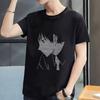 Neu] Sommer Rundhals Kurzarm T-Shirt Herren Casual Vielseitige Tops Cartoon Avatar T-Shirt Herrenbekleidung
