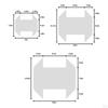 Bag Template Crafts Tools PVC Patchwork Cookie Basket Sewing Plate