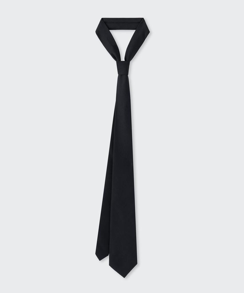 MUSINSA STANDARD Wool Standard Solid Tie [Black]