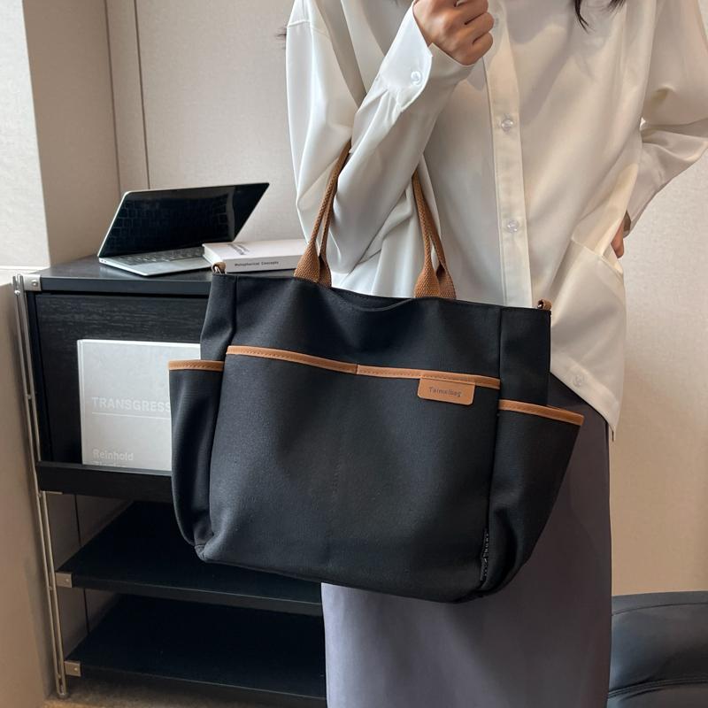 Ladies Handbag Soft Cloth Handbags for Women New Casual Shoulder Side Bag Large Shopper Shopping Crossbody Zipper Bags