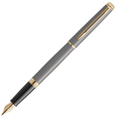 Waterman Metropolitan Essential Stone Gray GT Fountain Fine Gift Premium Official Product Number 2217935 Pen, Nib, Boxed, Quality, Import,