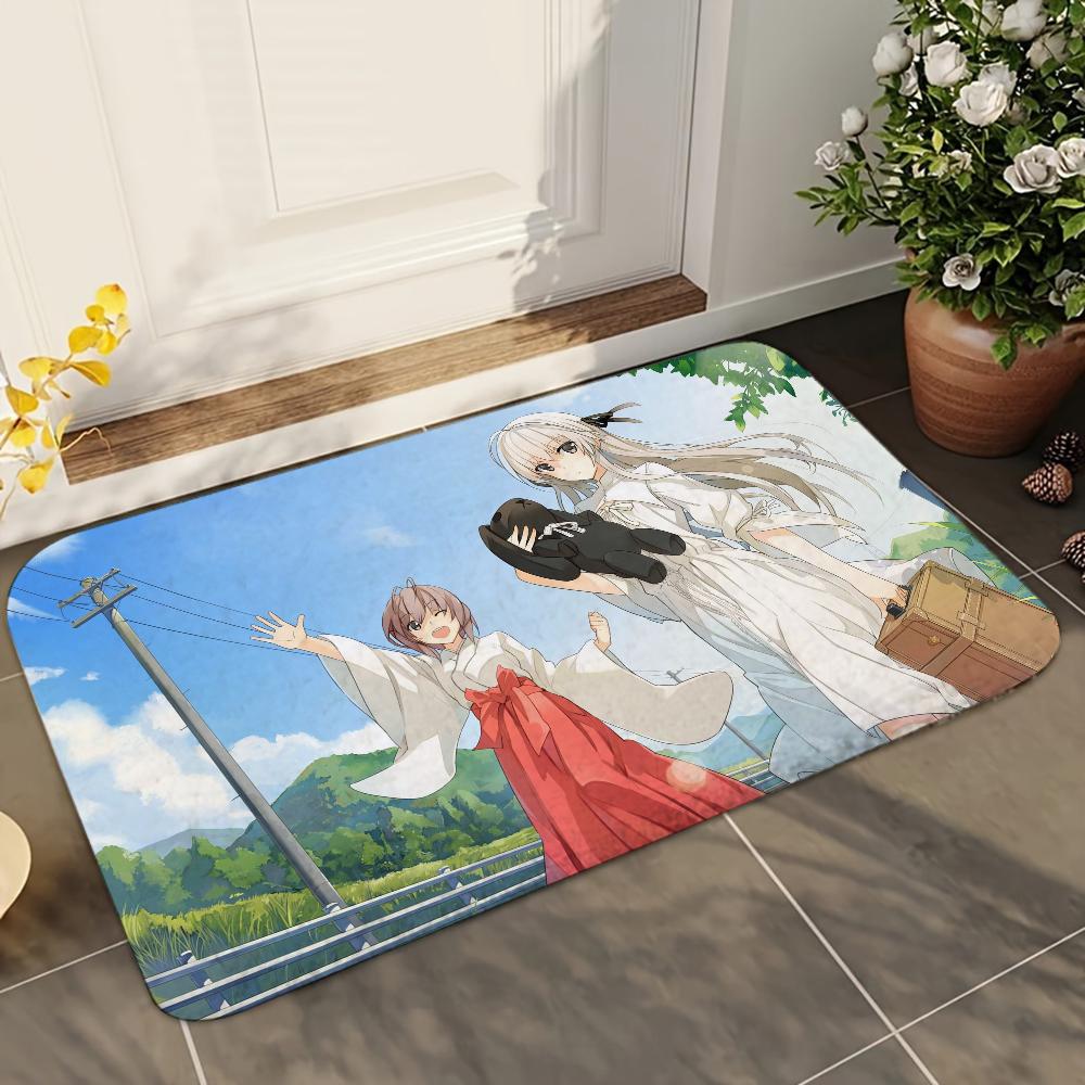 1pc Yosuga No Sora Bathroom Absorbent Mats Anti-Slip Mats Home Decor Supplies Carpets Home Kitchen Floor Mats