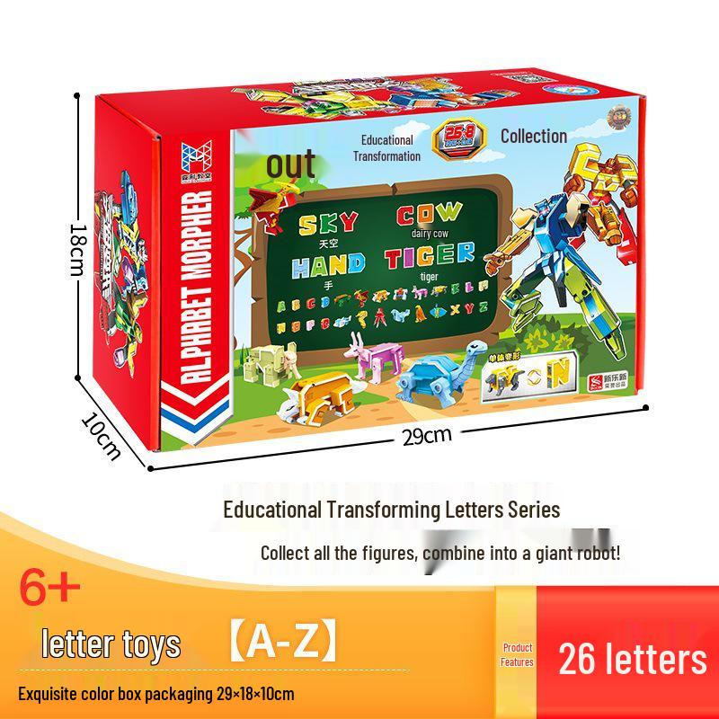 Dinosaur Robot Transformation Toy Set for 6-Year-Olds