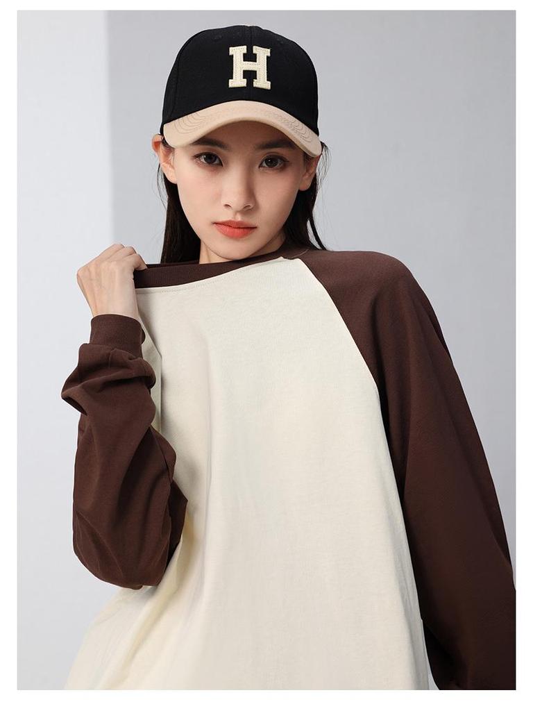 Pure Cotton Long Sleeve Staff Uniform Sweatshirt for School and Catering Services