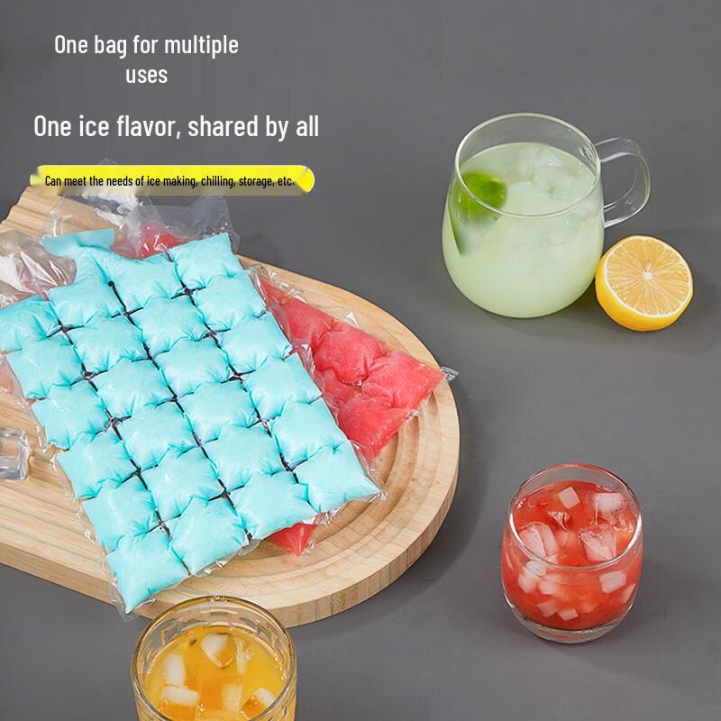 SHUANG YU Disposable Self-Sealing Ice Cube Bags