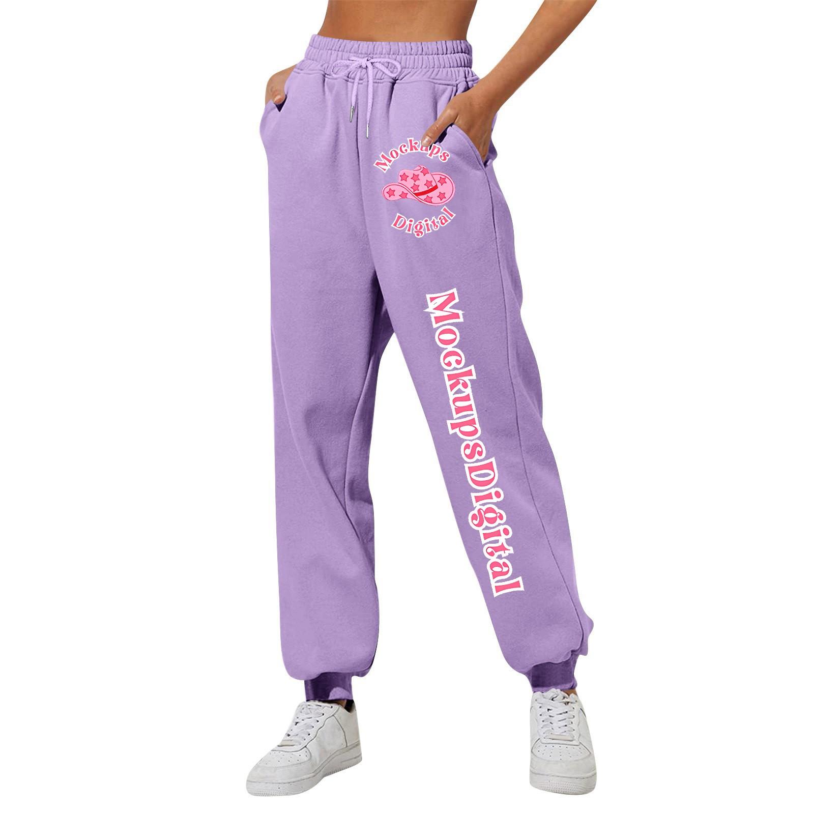 Женские повседневные модные спортивные штаны с мелким принтом повседневные брюки XXXL — фото 10