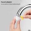 Water Tap Connector Thick Brass Threaded Adapter Tap Adapter Water Faucet Extender Adjustable Yellow Plastic Handle Hand Twist