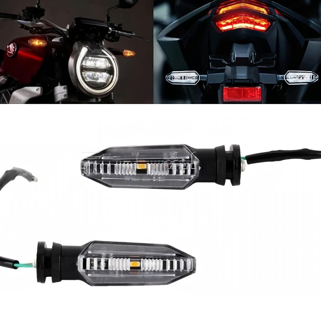 2Pcs Motorcycle Turn Signals Lights 12V LED Turn Signal Indicator Light For HONDA X-ADV 750 CB1000R CB1100RS CBR650R