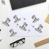 15Pcs Metal Paper Clamp Stainless Steel Clip Metal Hinge Clips for Picture Photo Food Bag Receipt Document Organization