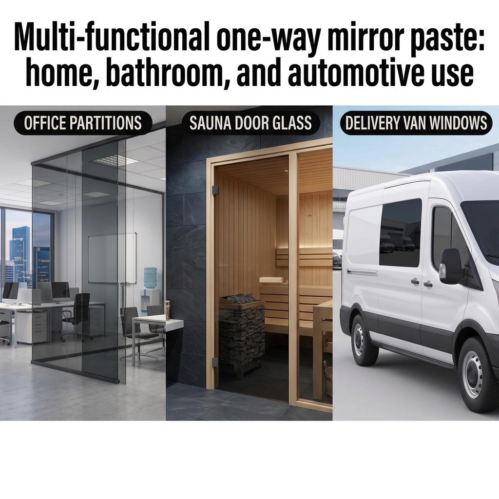 Car Window One‑Way Vision Anti‑Peep Cleaning Paste Professional Deep Clean Stubborn Dirt For All Automotive Glass Surfaces