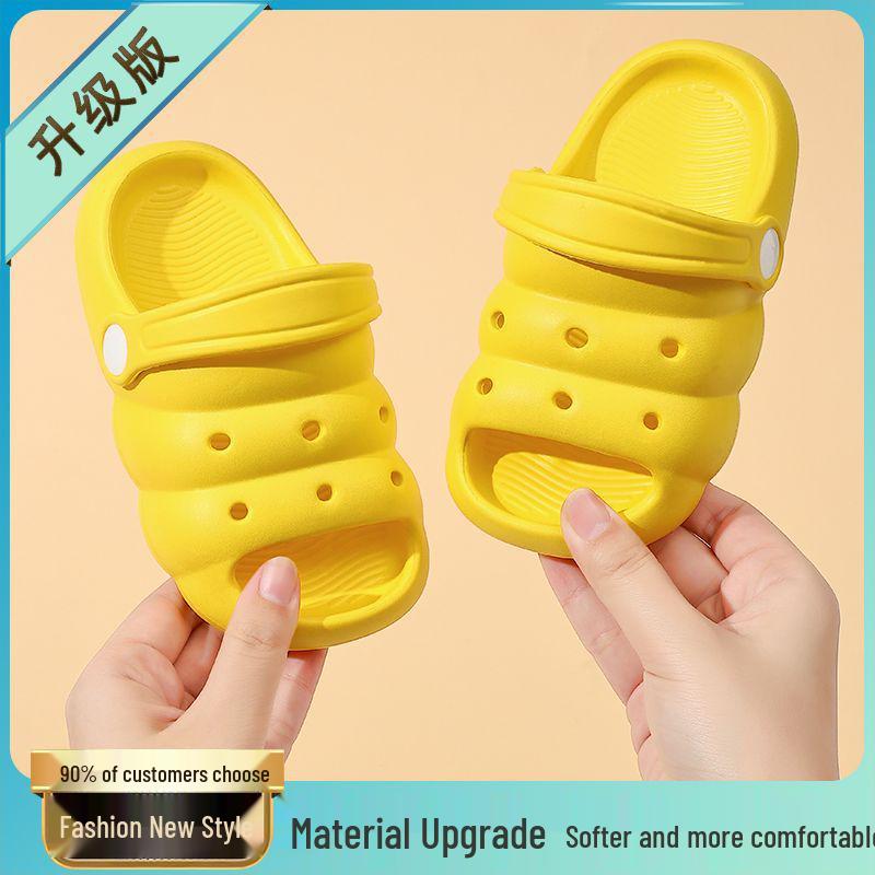 Kids' Soft Summer Indoor Slippers - Lightweight Crocs for Toddlers and Children