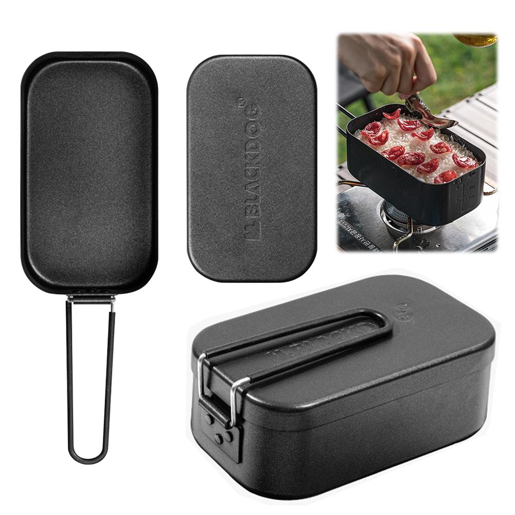 800ml Outdoor Lunch Box Aluminum Alloy Camping Lunch Box Portable Bento Box Cooking Food Container Camping Travel Cookware Australia