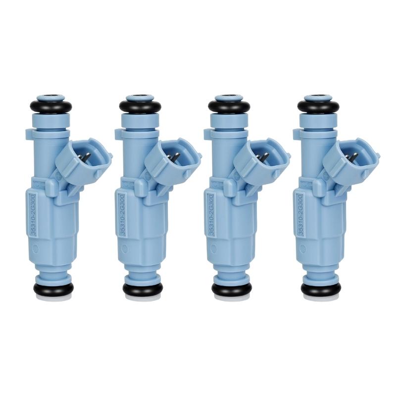 

4 Pieces 35310-2G300 Fuel Injection Nozzles ABS Construction Optimized Fuel Sprayer Pattern Smooth Acceleration 1