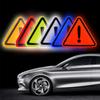 Car 110mm Triangular Reflective Stickers Danger Signs Car Stickers Car Rear Safety Warning Signs Reflective Stickers