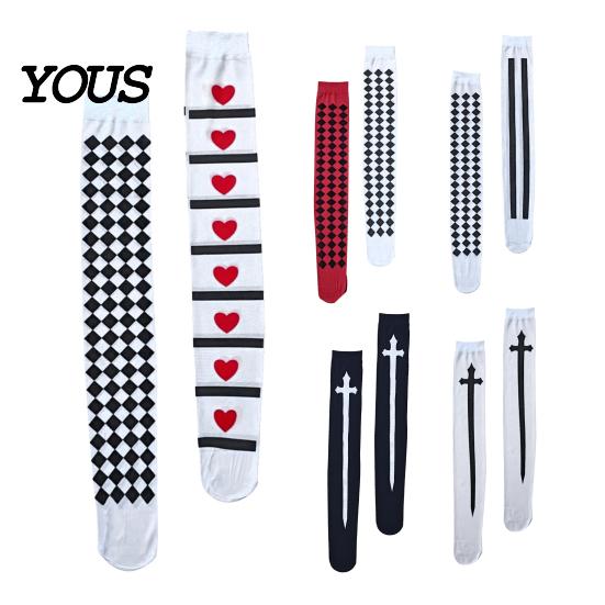 Knee High Socks 1 Pair Halloween Thigh for Women, Cute Gift Anime Fans Cosplay Party Stockings, Over Tea Party, Festivals Accessories
