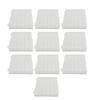 10 Sets Bobbins 36 Compartments Light Weight Clear Transparent Plastic Bobbins with Case for Sewing Machine