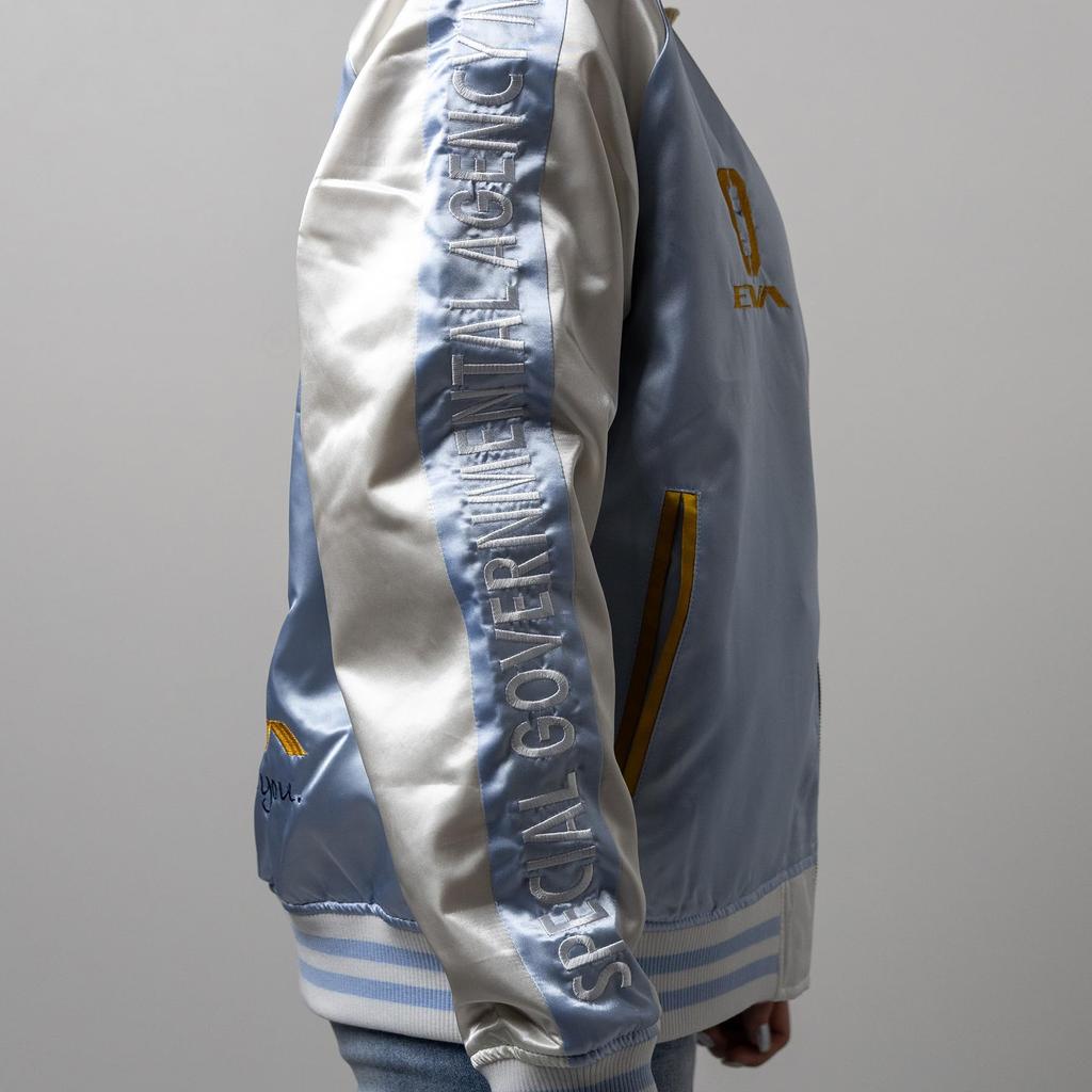 Marushin Evangelion Rei Ayanami Sukajan Jacket with Full Embroidery and Pockets (Product Number: 4895011900)