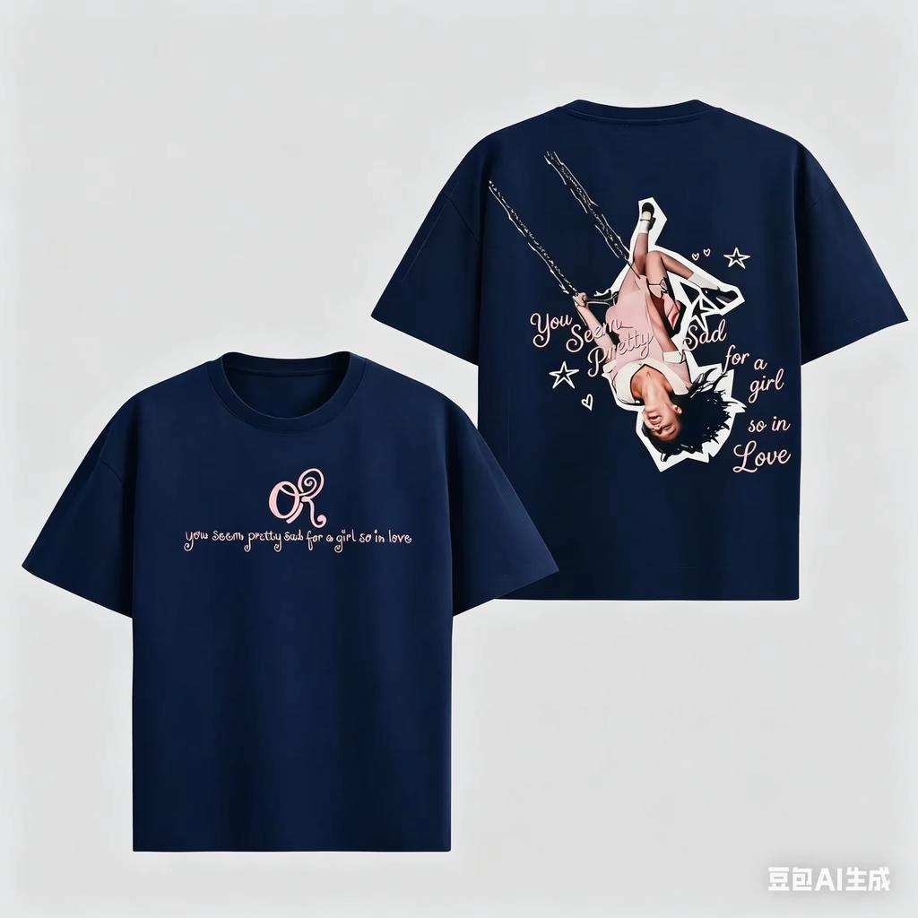 Singer Olivia Unraveled Tour T-shirt 2026 Summer New Men Women Fashion Casual 100_Cotton Oversized T-shirt Street Wear Y2K