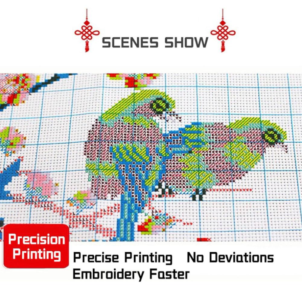 1PC 25th Anniversary Cross Stitch American Patriotic With Pattern Tools For Home Wall Decoration Souvenir Handcrafted DIY Gifts