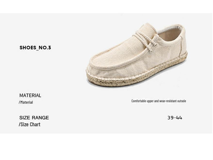 Pánské trendy lněné plátěné ležérní boty - Letní rybářský styl